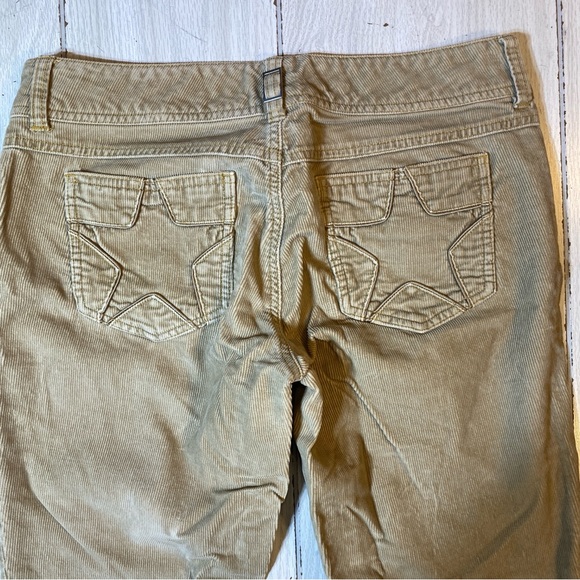 Tommy Hilfiger Low Rise Bootcut Brown Beige Courdory Pants Size 9 - Picture 5 of 11